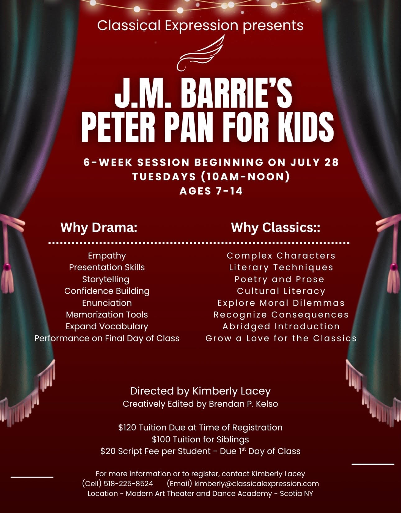 Peter Pan promo flyer